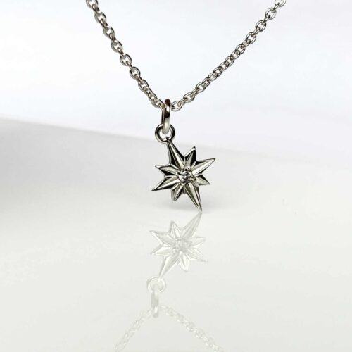 Strieborný prívesok Hviezda